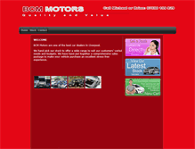 Tablet Screenshot of bcmmotors.co.uk
